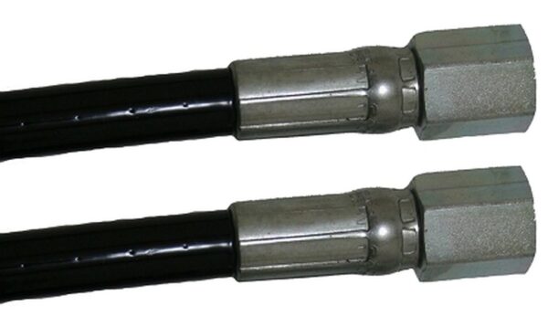 Fill Whip - 5 Ft Whip With 1/4" FNPT To 1/4" FNPT Carbon Steel