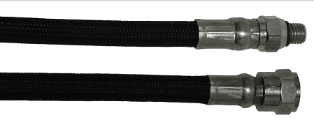 30'' Low Pressure Double Braided Hose - 3/8 X 24 - All Colors