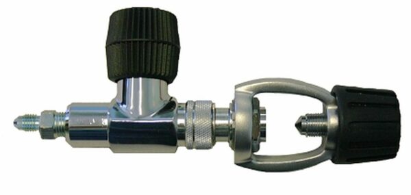 Fill Yoke With Integrated On/Off Valve And Bleed
