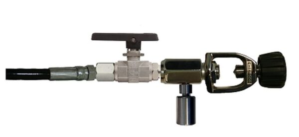 Fill Whip Standard Complete With 1/4 Turn On/Off Valve And Push B