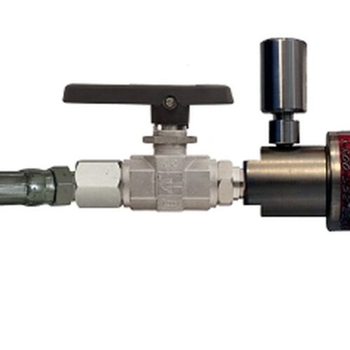 Fill Whip Pneumatic Yoke Complete With Push Button Bleed
