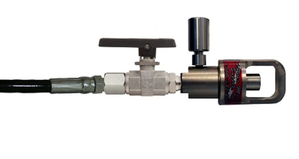 Fill Whip Pneumatic Yoke Complete With Push Button Bleed