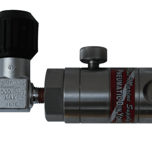 Fill Whip - Pneumatic Din Filler With Line Valve And Hd Bleed Scr