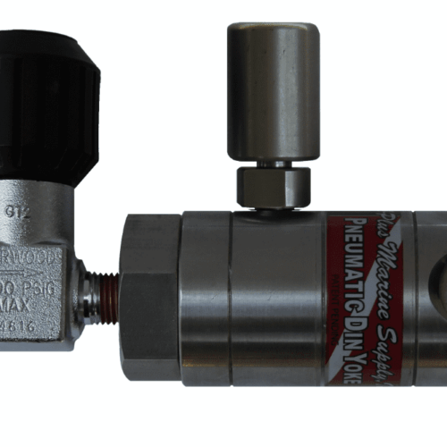 Fill Whip - Pneumatic Din Filler With Line Valve And Push Button