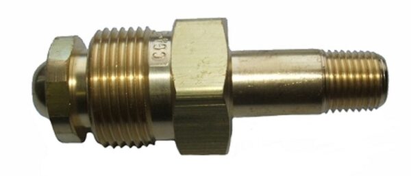 Air Nut & Nipple - Cga 702 Brass
