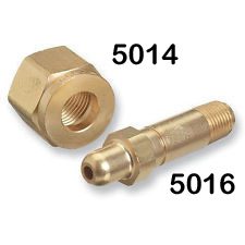 Oxygen Nut And Nipple - Cga 540 Brass