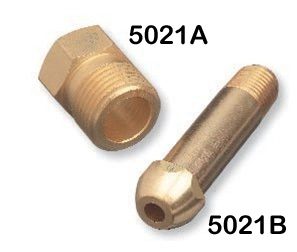 Helium Nut And Nipple - Cga 580 Brass