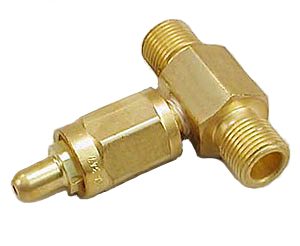 Air Tee Adapter - Cga 347 - Female To Male To Male Brass