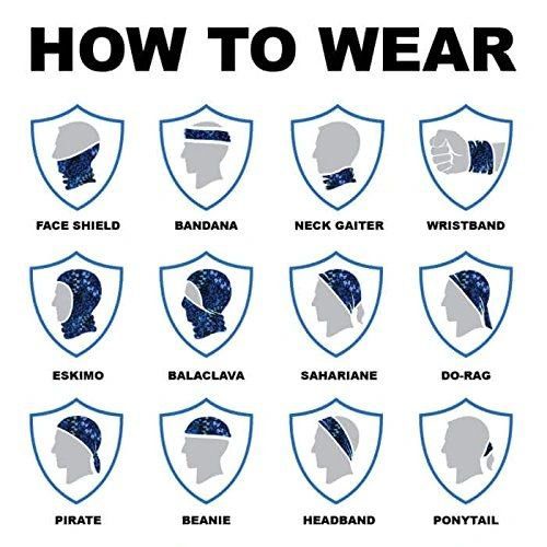 Tubular Bandanas Face Shield