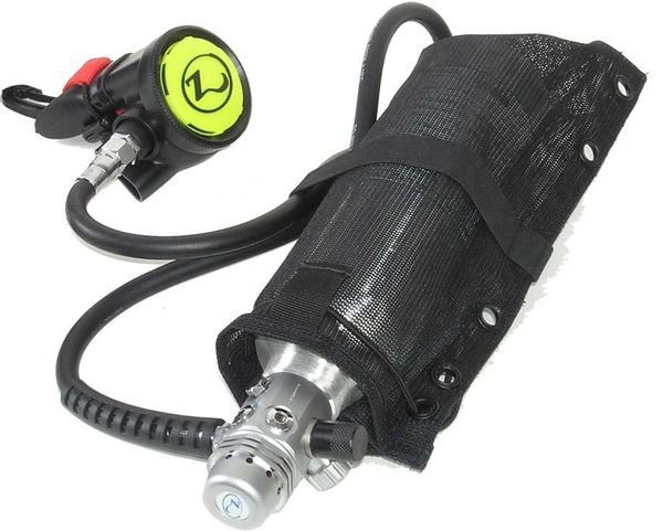 6 Cu Ft Qd Pony System W/ Yoke Fill Adaptor, Zip Mount Only