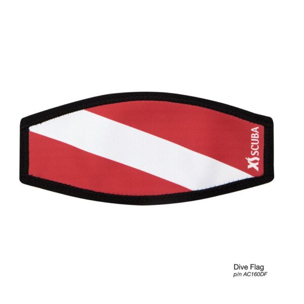 Mask Strap Pad - Dive Flag