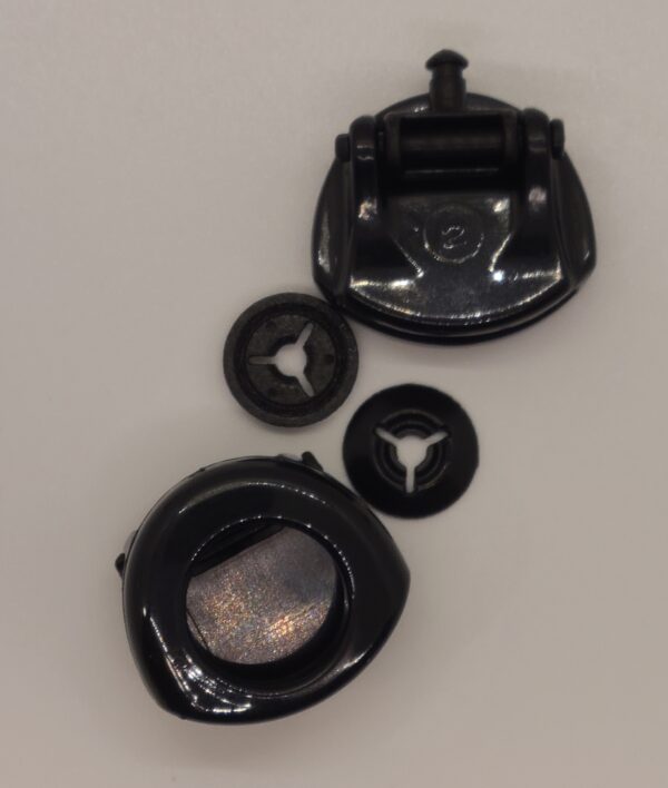 Mask Buckles (Black) - Pair
