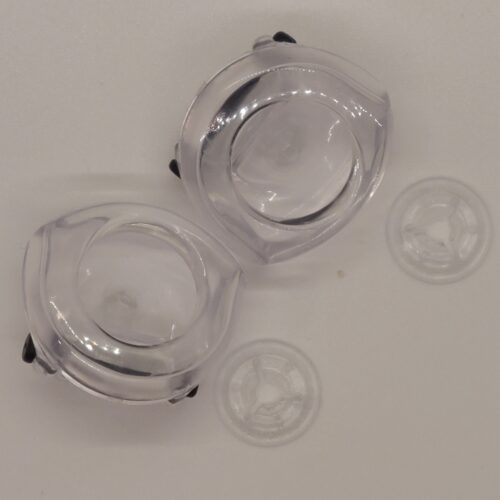 Mask Buckles (Clear) - Pair