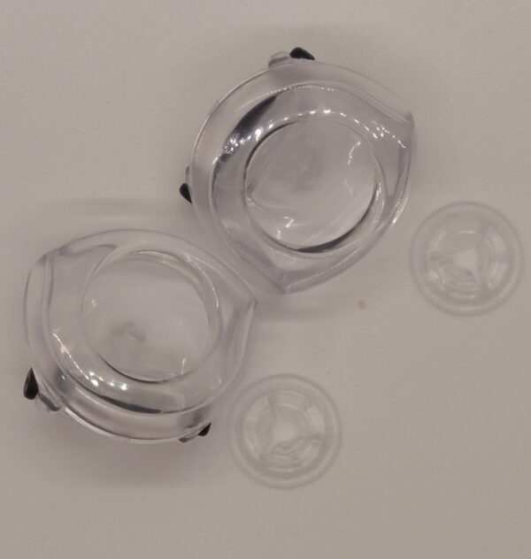 Mask Buckles (Clear) - Pair