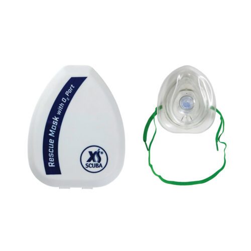 Rescue Mask With O2 Port
