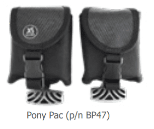 Ponypac Repl. Weight Pockets