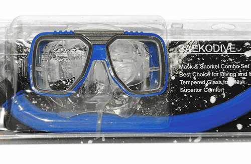 Silicone Adult Mask And Snorkel Set