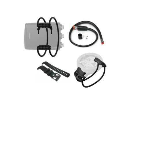 24 Ath1 Silicone Strap Black/Black S+M (Non Dive)