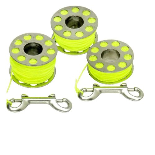 Alum Spool W/ Leader - 50'