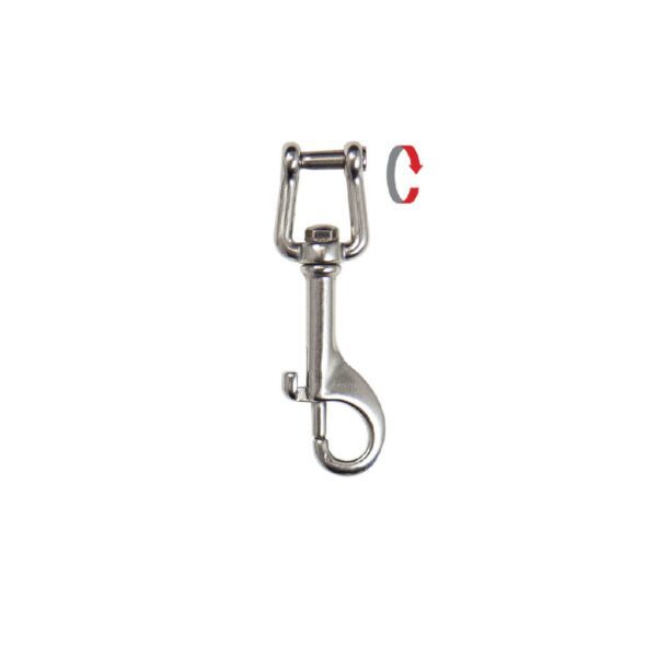 3.4" ss Shackle Bolt Snap