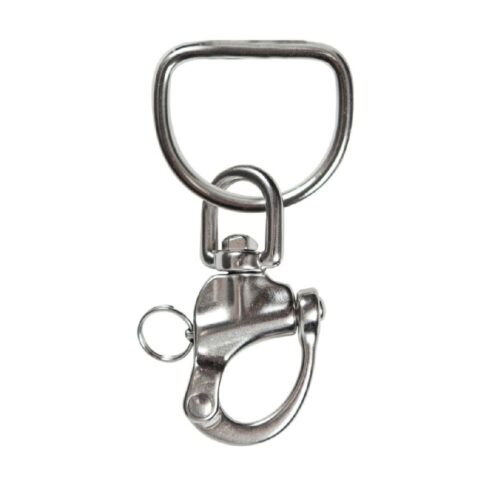 3.5" ss Snap Shackle D-Ring