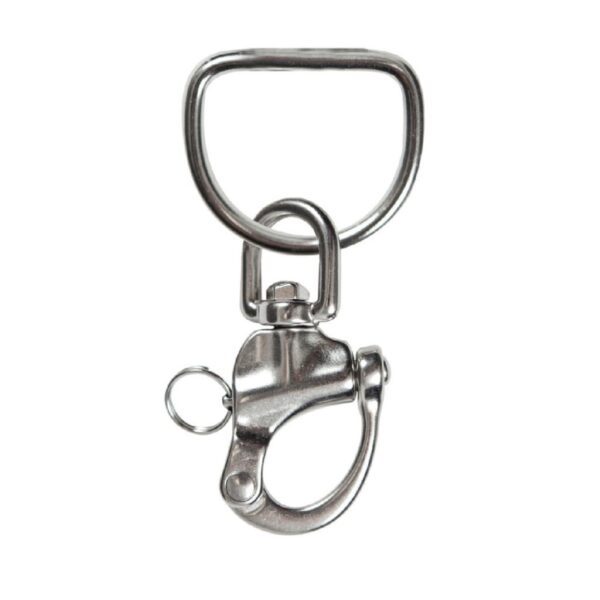 3.5" ss Snap Shackle D-Ring