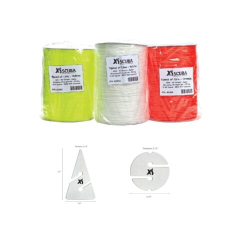 Alum Spool W/ Leader - 50'