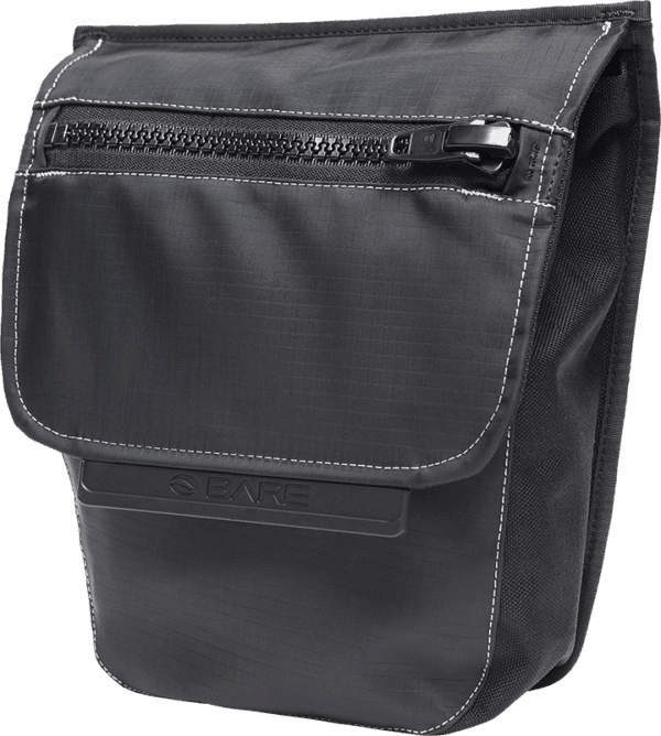Tech/Data Pocket With Flap Zip