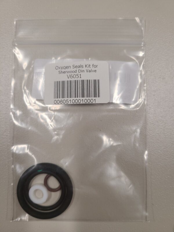 Sherwood Din Valve Oxygen Compatible Valve Kit