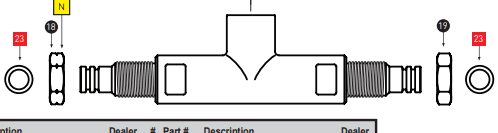 Barrel Jam Nut (Right)