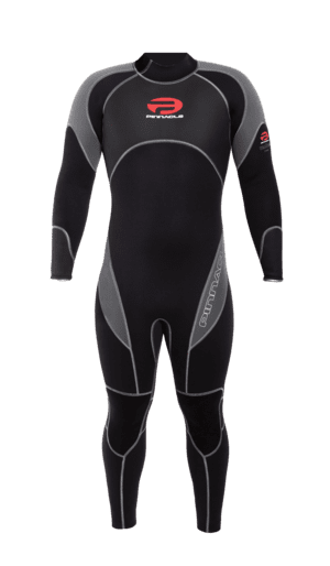 Venture 3mm Wetsuit, Male, Blk W/ Gray