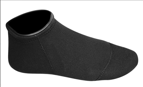 1873 2.5 mm Short Cut Dive Sock With Hex Pattern Tread