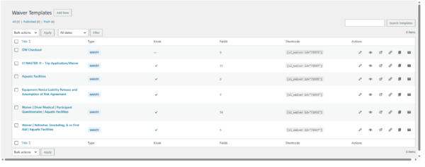 SL-PI-WLQE(9) SL Waivers, Leases, Questionair, & Events – WordPress Plugin